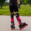 Rollerblade ролики Microblade Combo black-pink 33-36.5