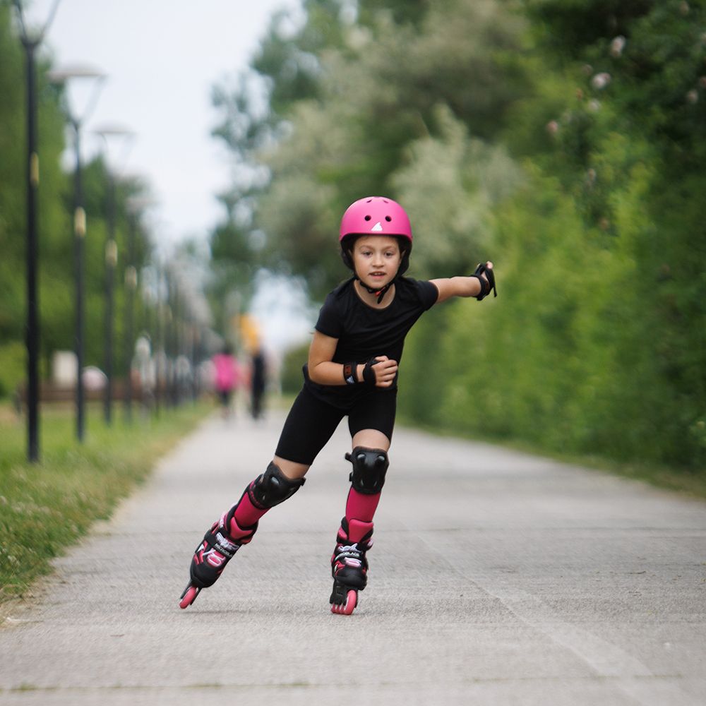 Rollerblade ролики Microblade Combo black-pink 36.5-40.5