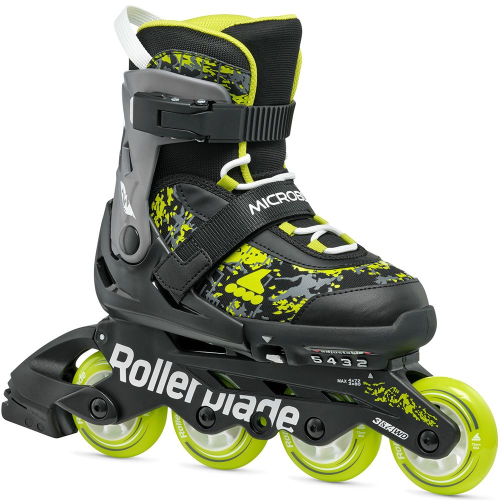 Rollerblade ролики Microblade SL black-lime 36.5-40
