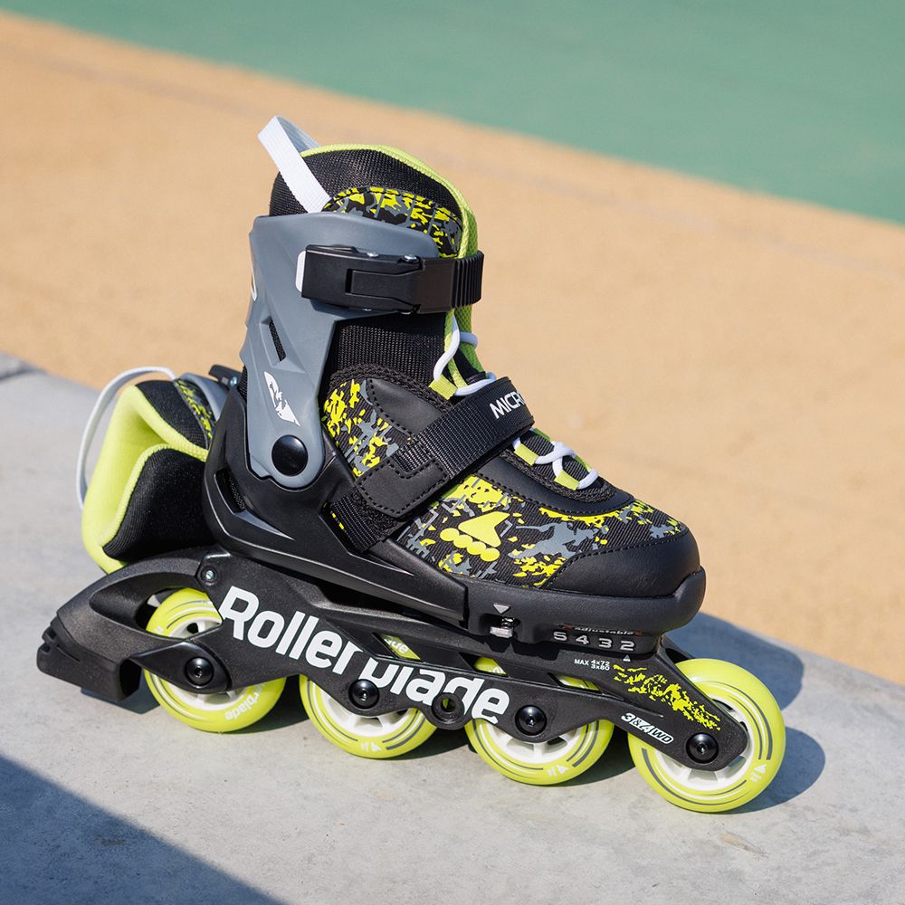 Rollerblade ролики Microblade SL black-lime 36.5-40