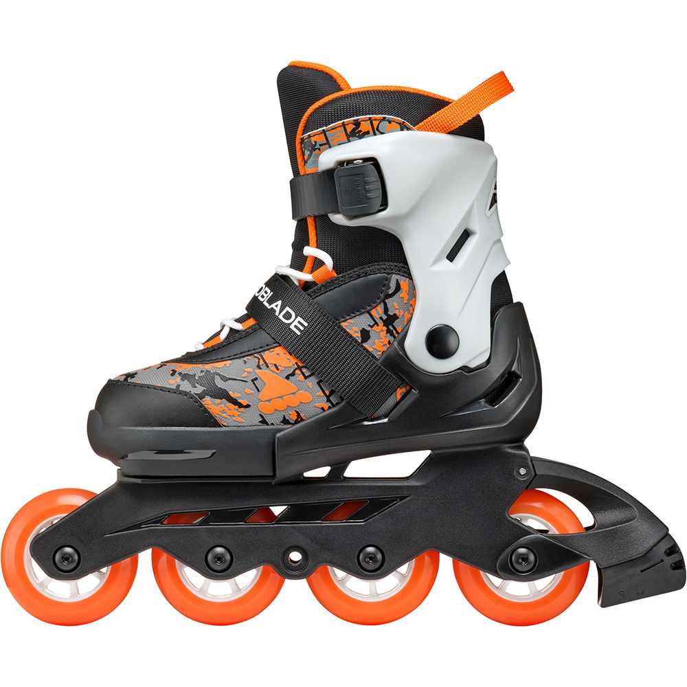Rollerblade ролики Microblade SL чорно-помаранчеві 33-36.5