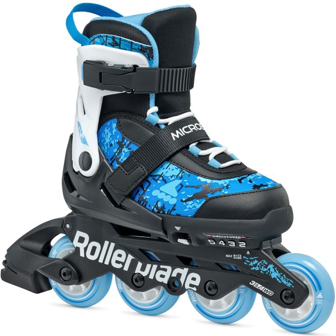 Rollerblade ролики Microblade SL black-sky blue 36.5-40