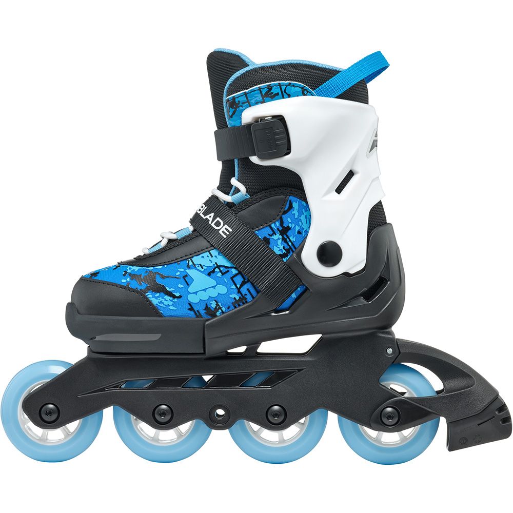 Rollerblade ролики Microblade SL black-sky blue 36.5-40