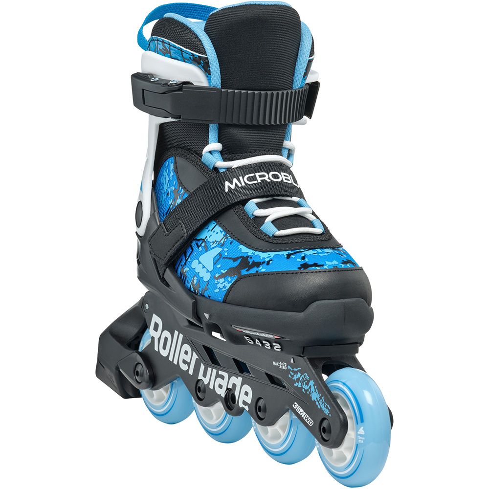 Rollerblade ролики Microblade SL black-sky blue 36.5-40