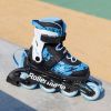 Rollerblade ролики Microblade SL black-sky blue 36.5-40