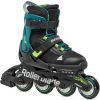 Rollerblade ролики Microblade XT black-petrol green 33-36.5