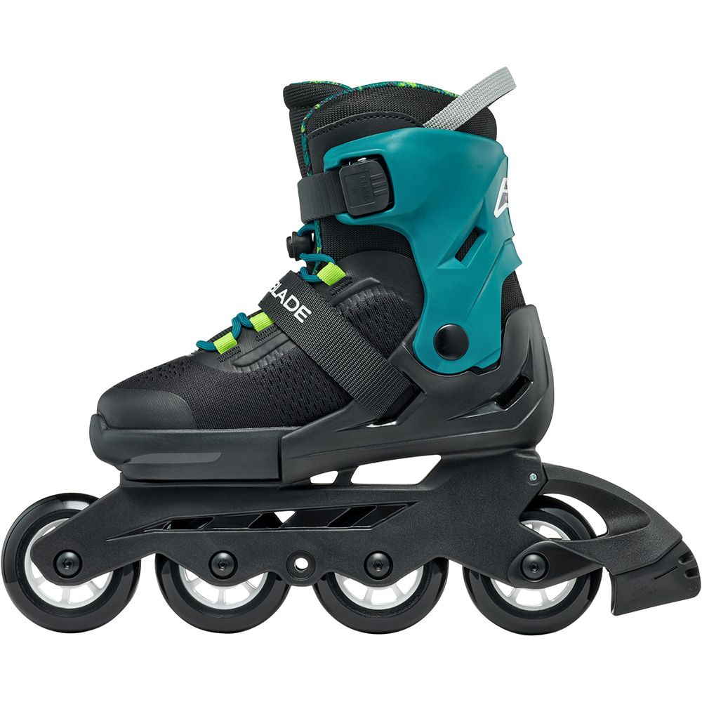 Rollerblade ролики Microblade XT black-petrol green 33-36.5