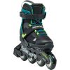 Rollerblade ролики Microblade XT black-petrol green 33-36.5