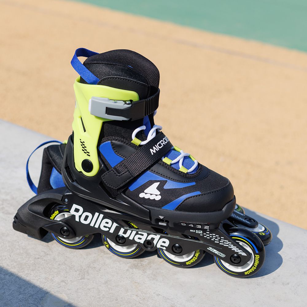 Rollerblade ролики Microblade black-blue 36.5-40