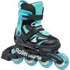 Rollerblade ролики Microblade black-light blue 28-32