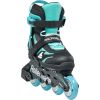 Rollerblade ролики Microblade black-light blue 33-36.5