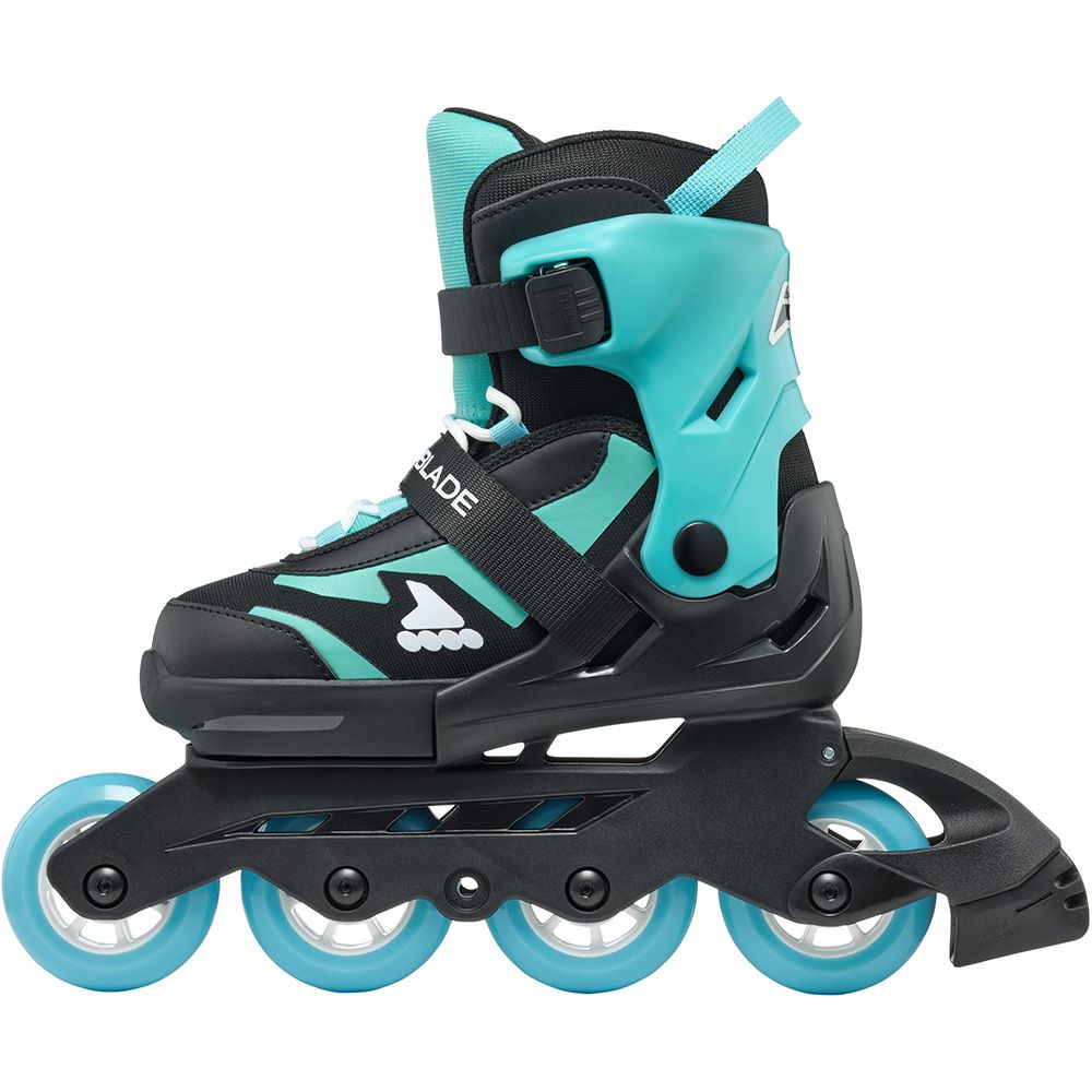 Rollerblade ролики Microblade black-light blue 36.5-40
