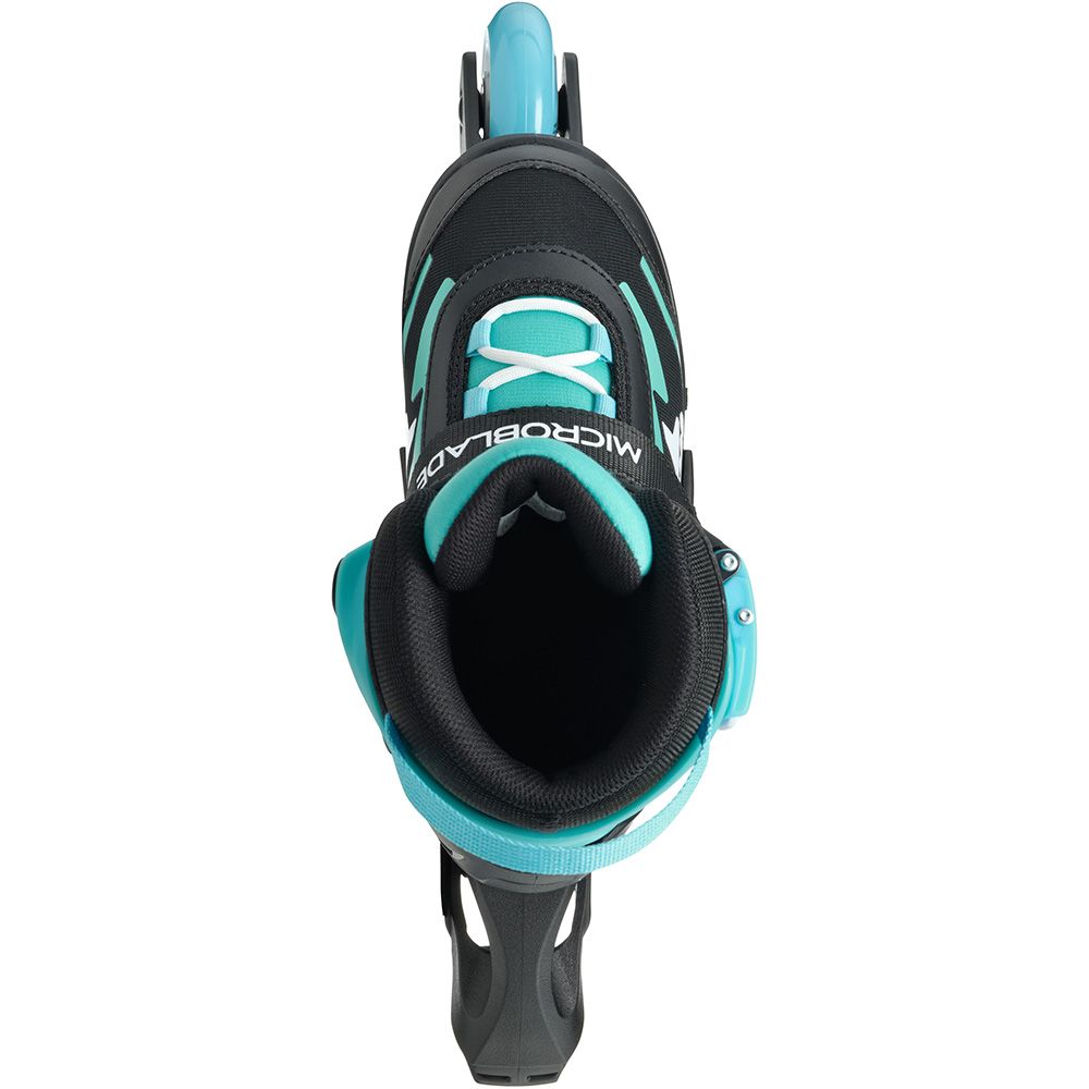 Rollerblade ролики Microblade black-light blue 36.5-40