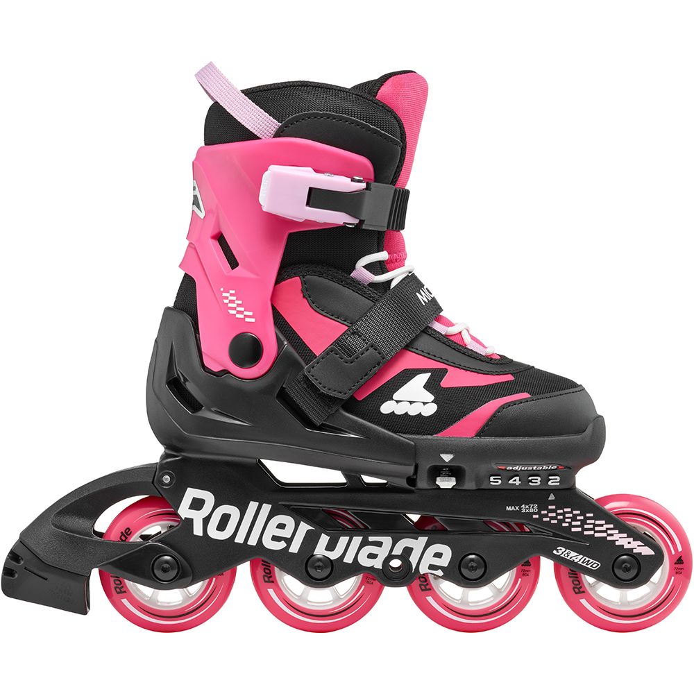 Rollerblade ролики Microblade black-pink 36.5-40