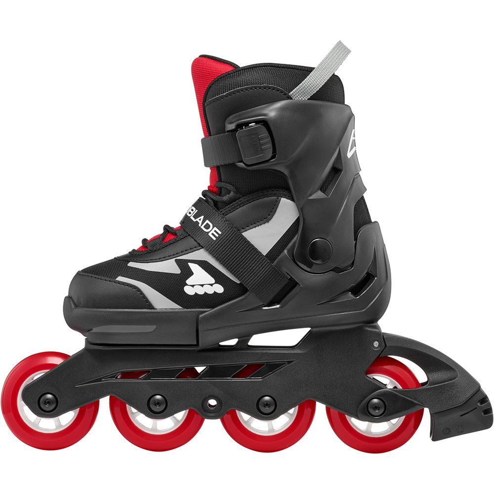 Rollerblade ролики Microblade black-red 36.5-40
