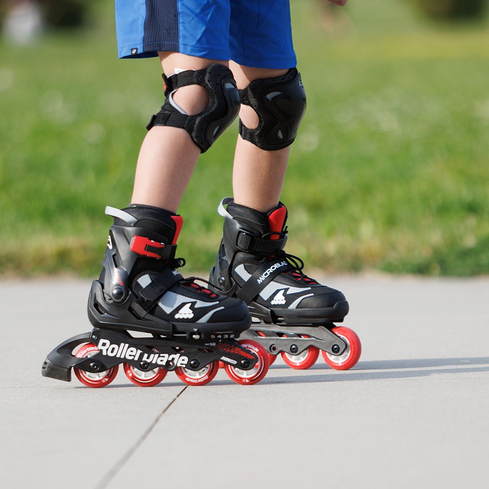 Rollerblade ролики Microblade black-red 36.5-40