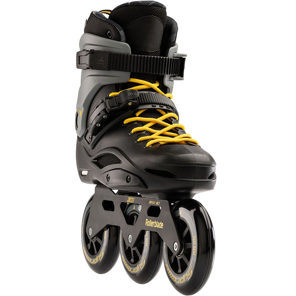 Rollerblade ролики RB 110 black-saffron yellow 270