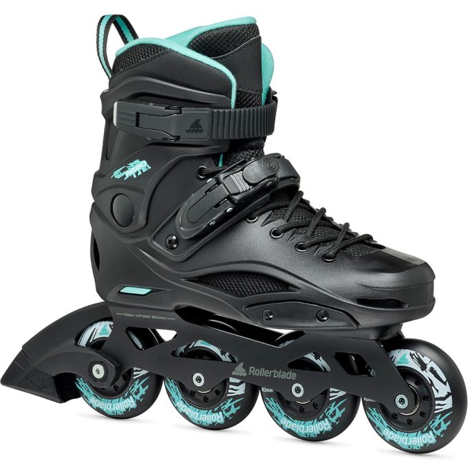 Rollerblade ролики RB 80 W black-light blue 240