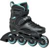 Rollerblade ролики RB 80 W black-light blue 250