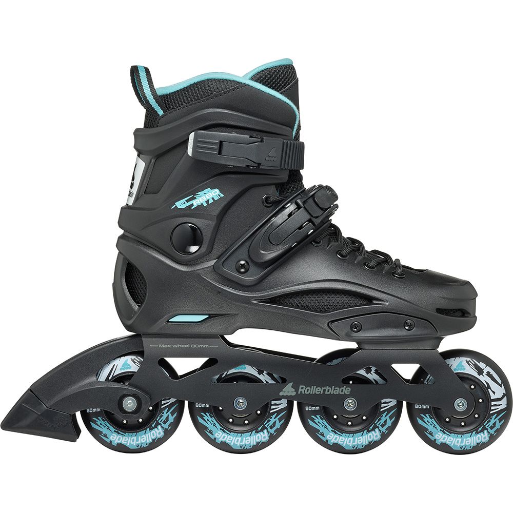 Rollerblade ролики RB 80 W black-light blue 250