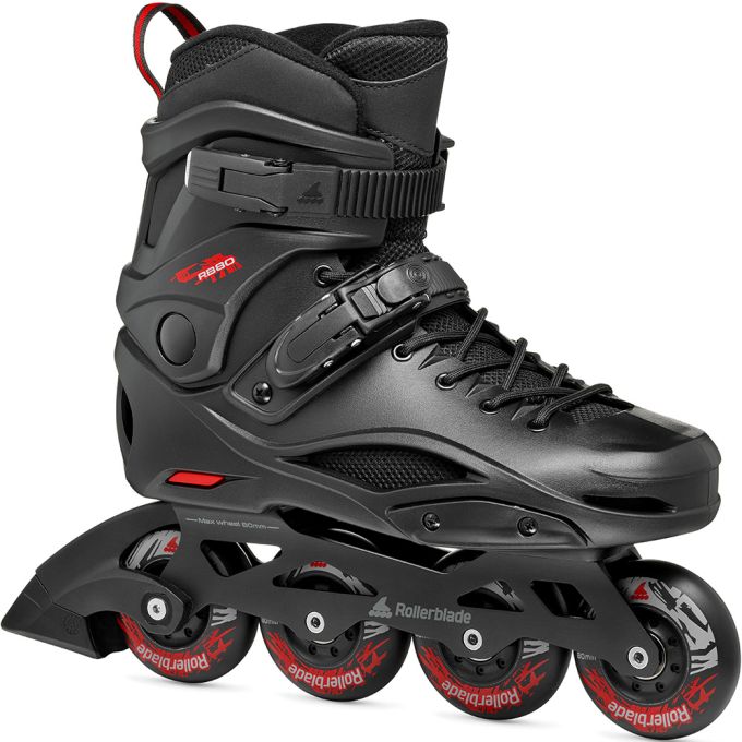Rollerblade ролики RB 80 black-red 300