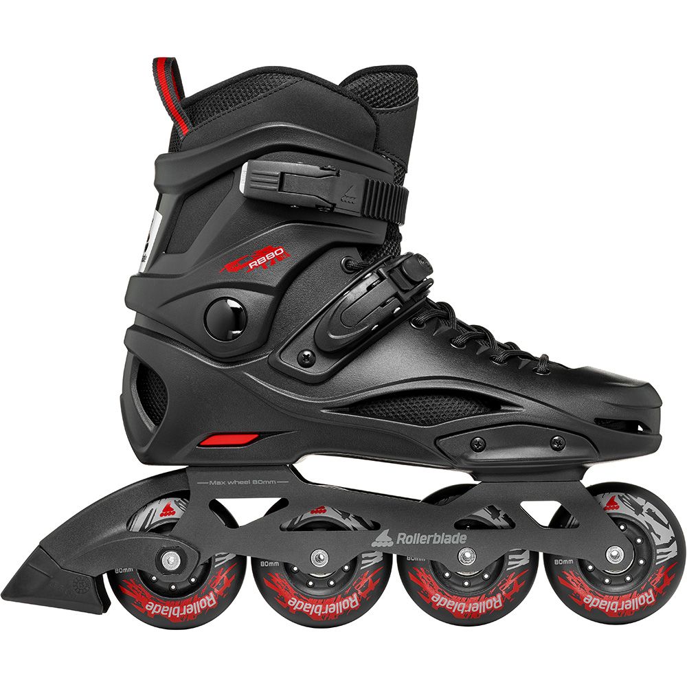 Rollerblade ролики RB 80 black-red 300