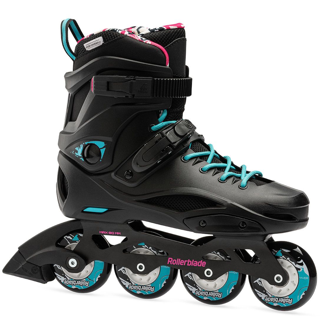 Rollerblade ролики RB Cruiser W 2023 black-aqua 240