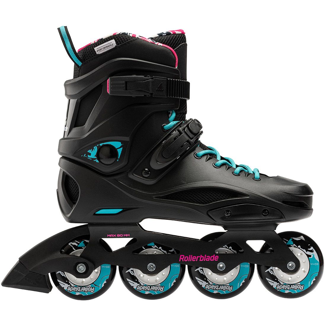Rollerblade ролики RB Cruiser W 2023 black-aqua 250
