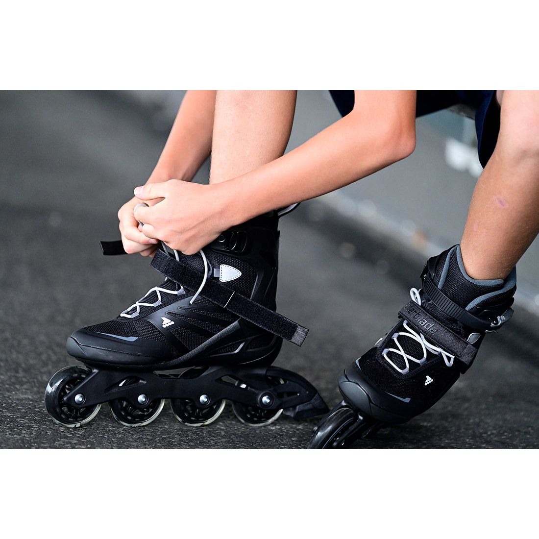 Rollerblade ролики Zetrablade 2024 black-silver 270
