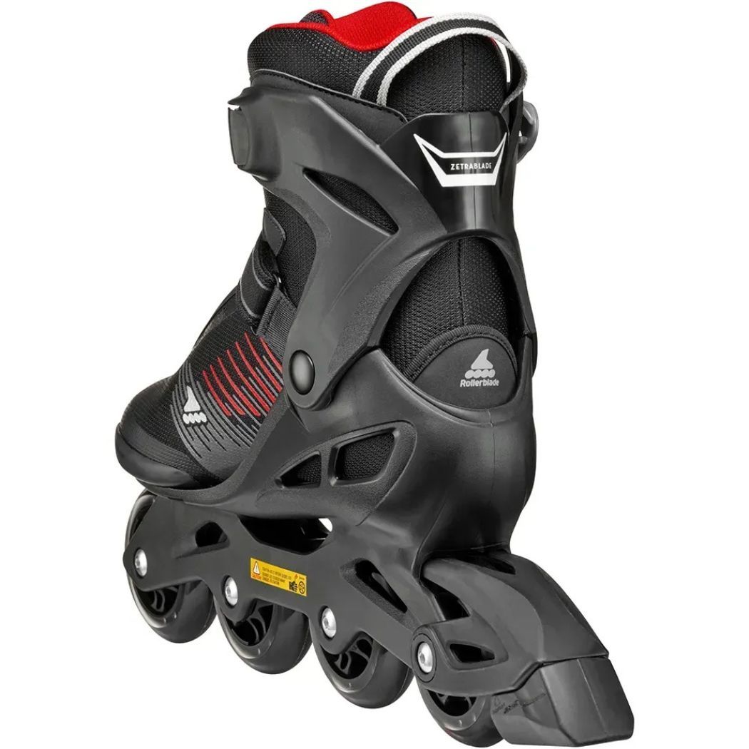 Rollerblade ролики Zetrablade black-red 290