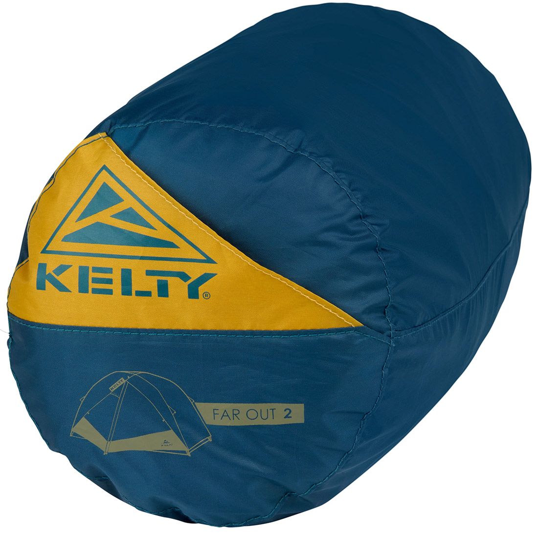 Легкий двомісний намет  Kelty Far Out 2 w/Footprint yellow-blue