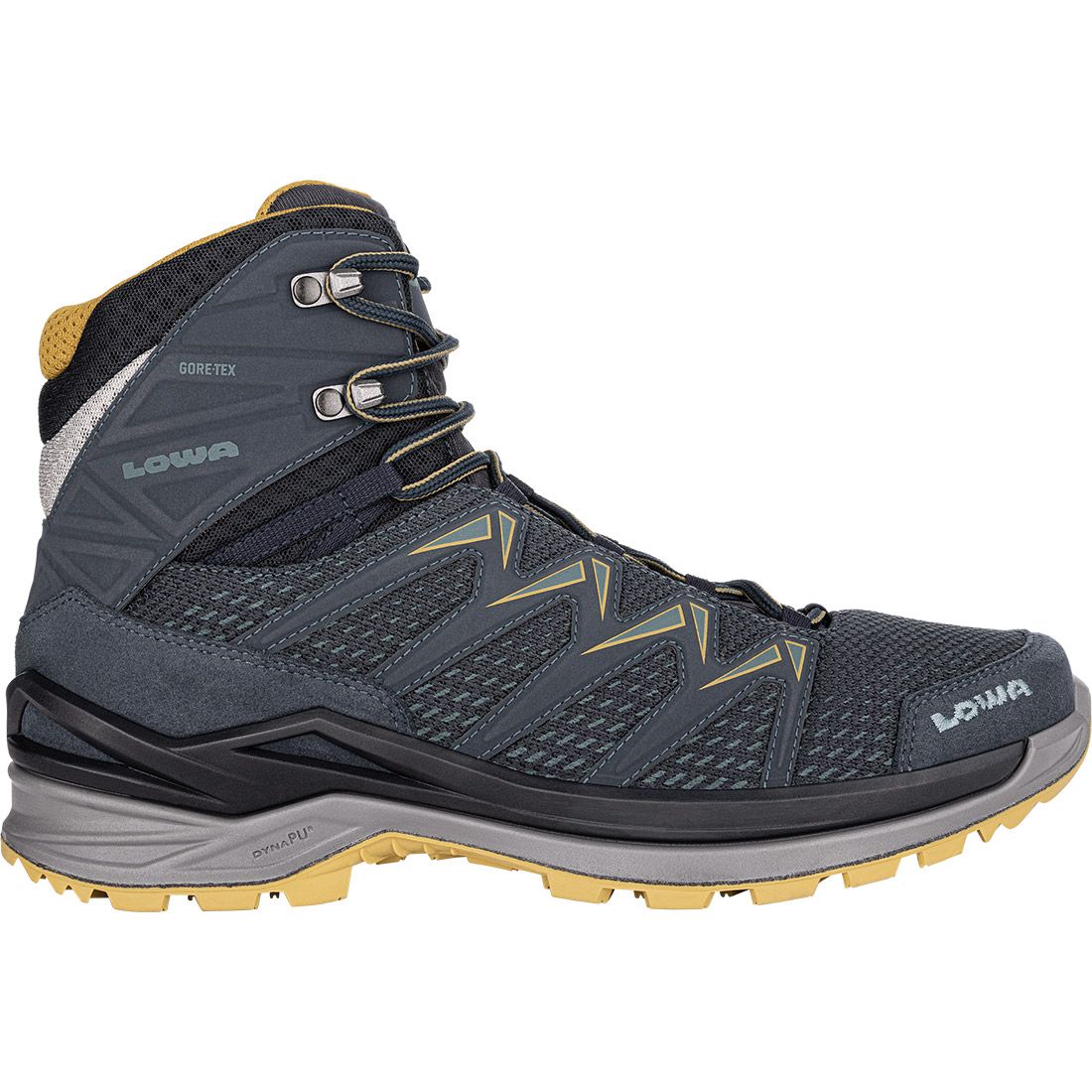 LOWA черевики Innox Pro GTX MID steel blue-mustard 46.0