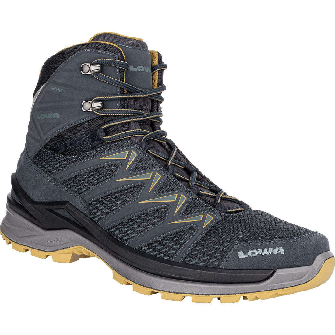 LOWA черевики Innox Pro GTX MID steel blue-mustard 46.0