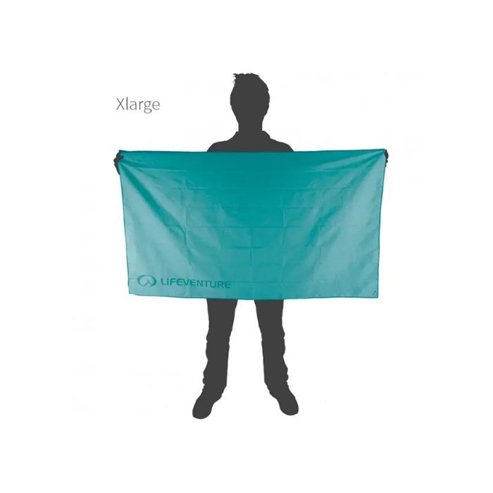 Lifeventure рушник Recycled Soft Fibre Trek teal L