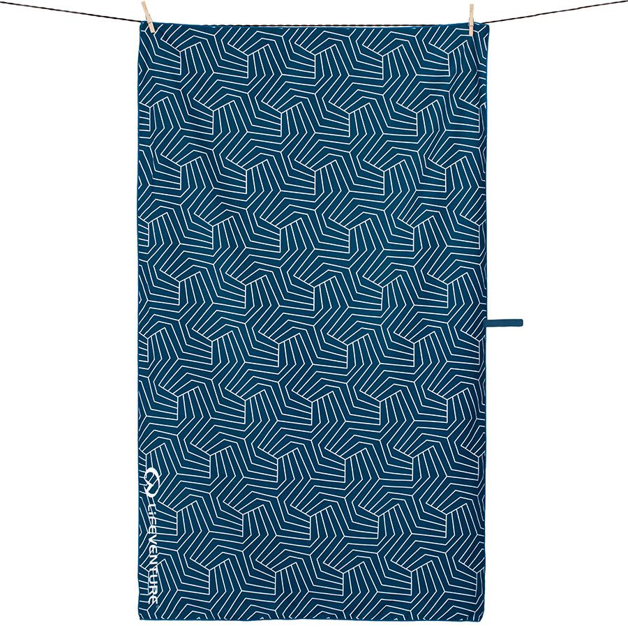 Lifeventure рушник Soft Fibre Printed Navy Giant