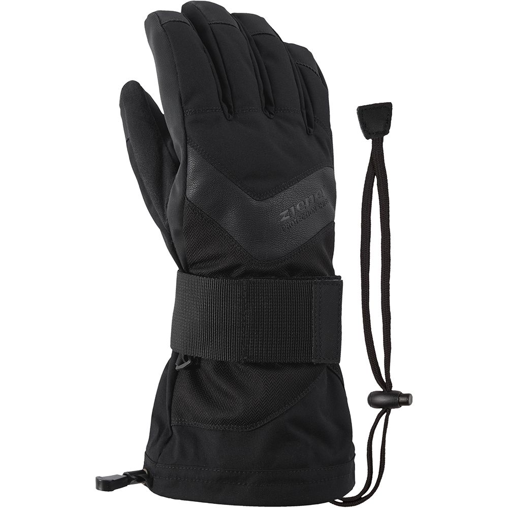 Ziener рукавички із захистом зап'ястя Milan black heringbone 8