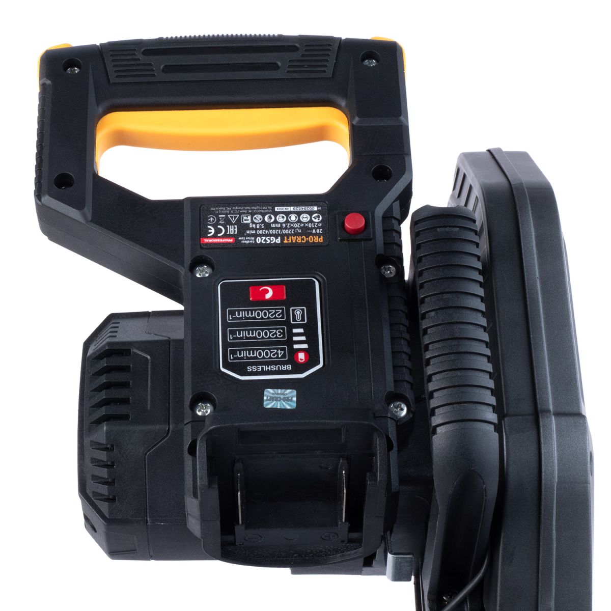 Акумуляторна пила торцювальна Procraft PGS20 (без акб та зп)