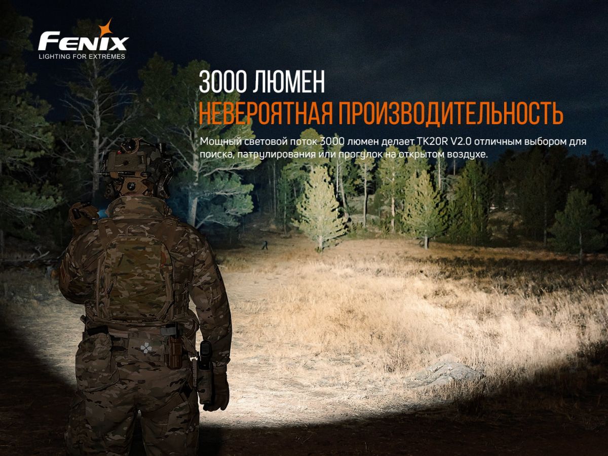 Ліхтар ручний Fenix TK20R V2.0