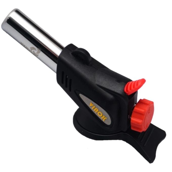 Пальник газовий VIROK з різьбовим (7/16) з'єднанням. Piezo ceramik