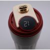 Термокружка 316 із нержавіючої сталі з LED-дисплеєм температури, 450 мл, червона