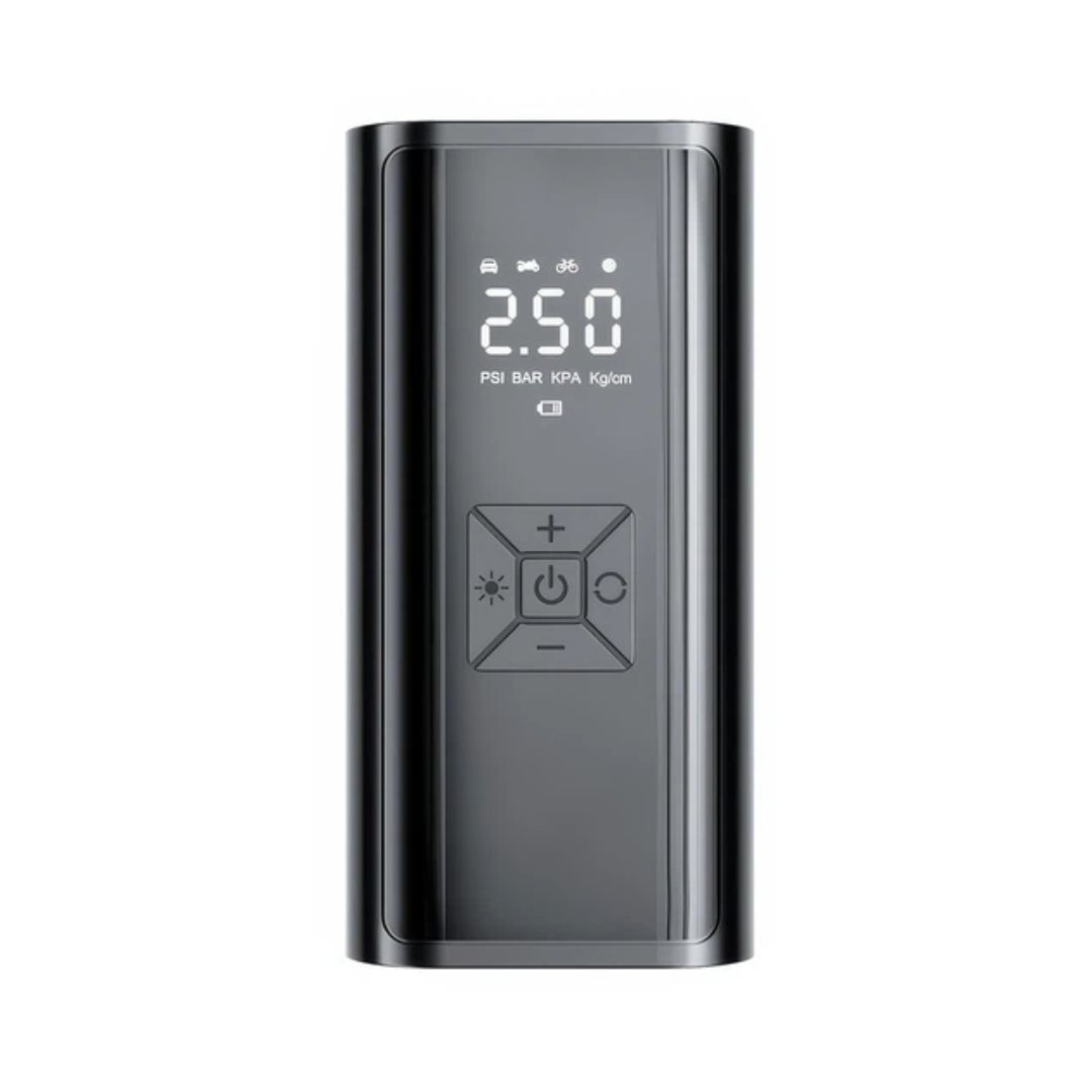 Портативний автомобільний компресор EG-216 з павербанком 12V