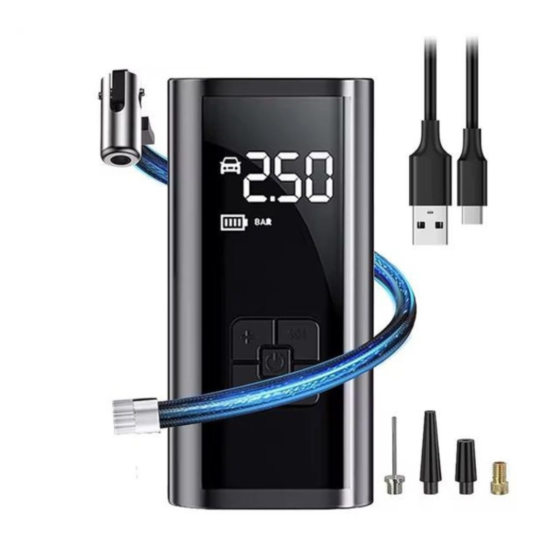 Автомобільний портативний компресор PR-325, 12В