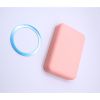 Power Bank 3000 мАг з бездротовою зарядкою, рожевий