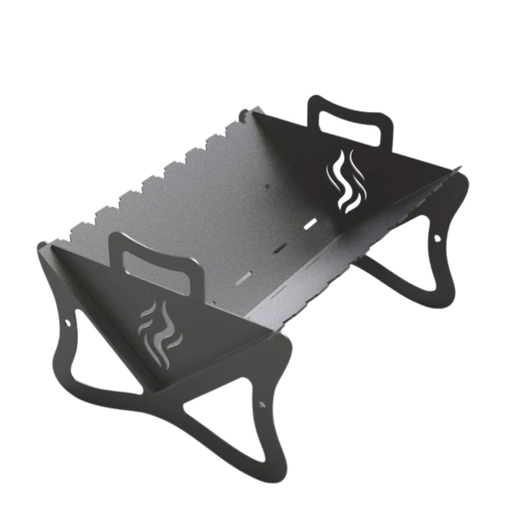 Мангал-гриль Carino Flat Pack V2 розбірний з грилем 500х390х300 мм, метал 3 мм без покриття