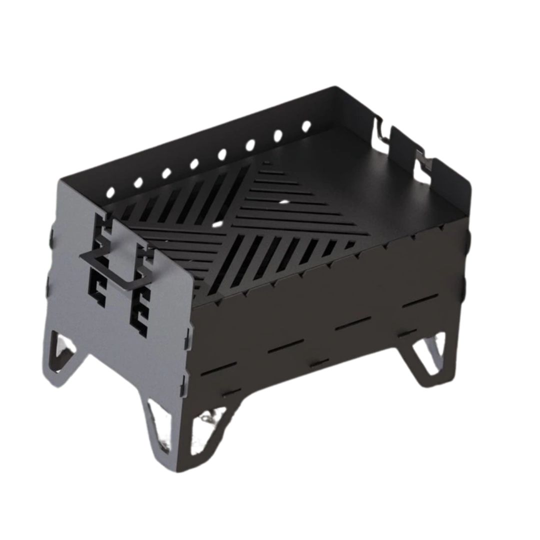 Мангал-гриль Carino Level розбірний з грилем 500х330х324 мм, метал 3 мм без покриття