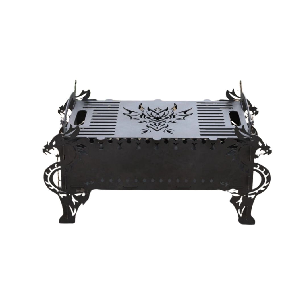 Мангал-гриль Carino Дракон розбірний 720х317х347 мм, метал 3 мм без покриття