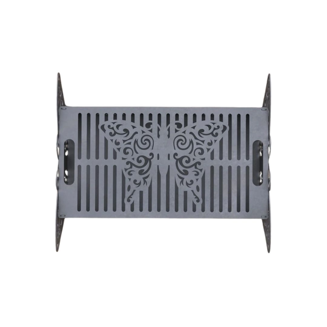 Мангал-гриль Carino Метелик V2 розбірний 600х510х333 мм, метал 3 мм без покриття