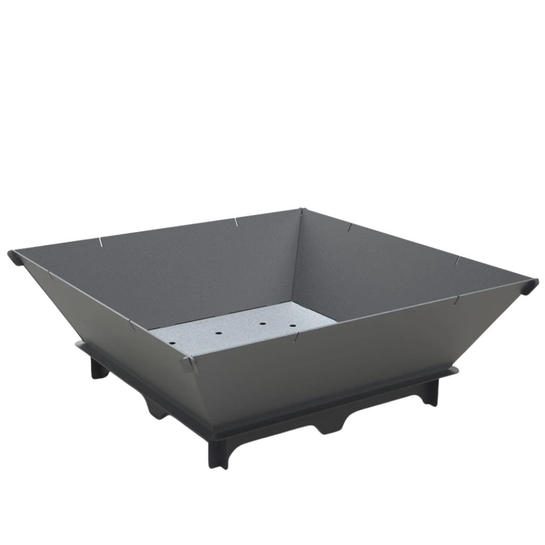 Мангал-гриль Carino квадратний 1000 мм розбірний 1042х1042х682 мм, метал 3 мм без покриття