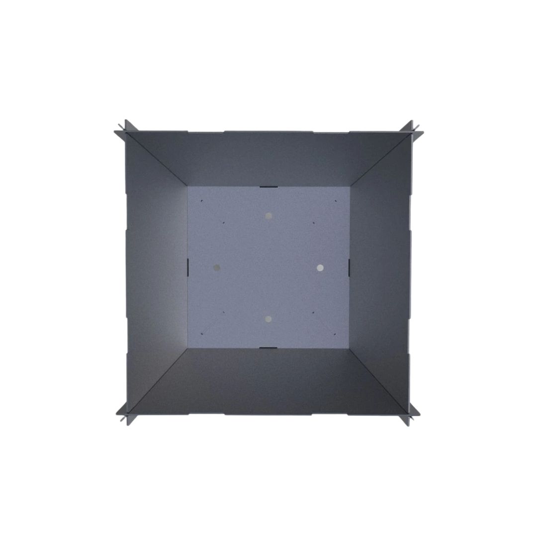 Мангал-гриль Carino квадратний 600 мм розбірний 614х614х400 мм, метал 3 мм без покриття