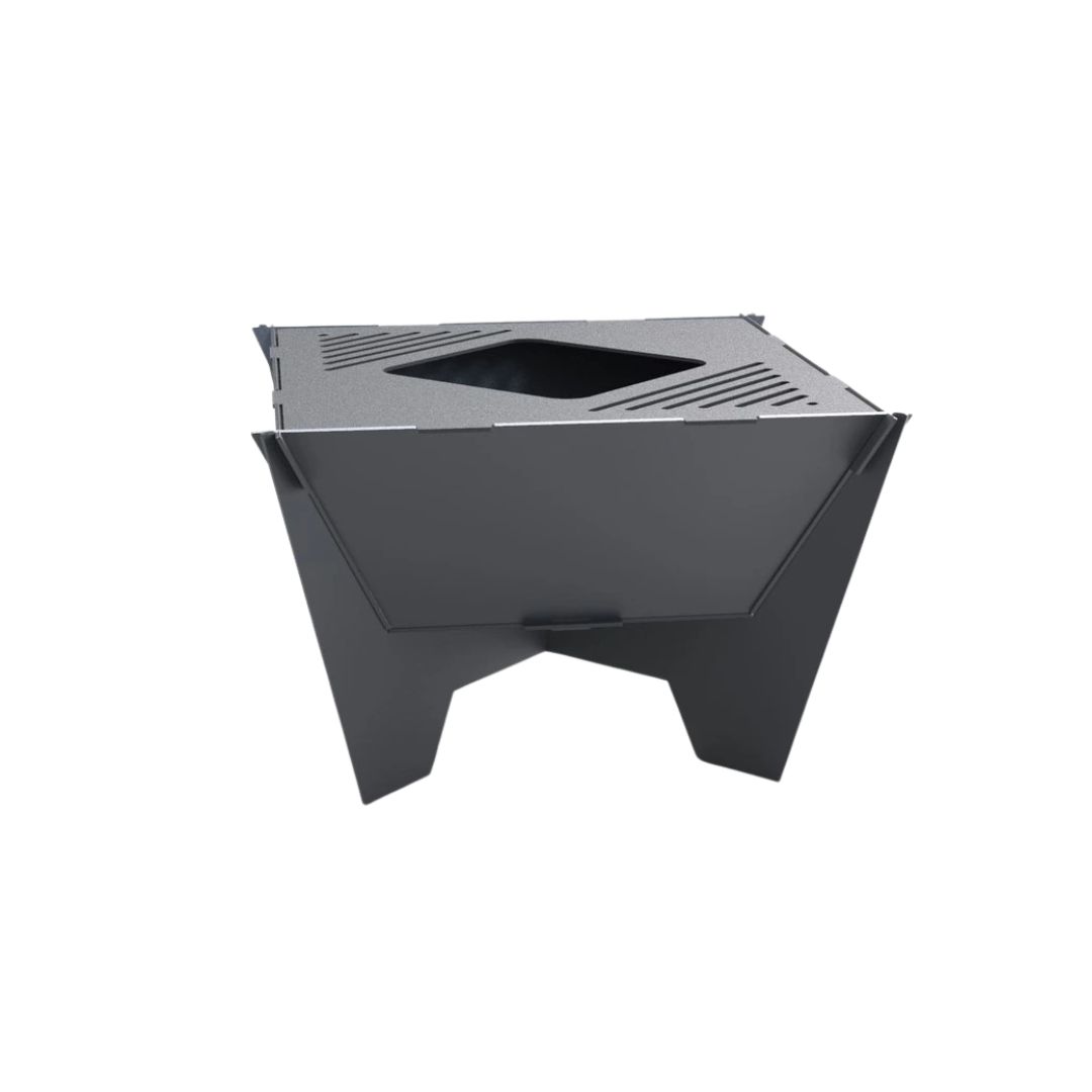 Мангал-гриль Carino квадратний 600 мм розбірний 614х614х400 мм, метал 3 мм без покриття